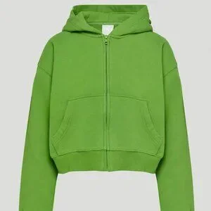 Aritzia Tops Aritzia Tna Cozy Perfect Crop Zip Up Hoodie Vine